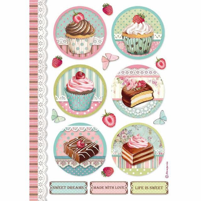 Papel De Arroz Mini Tartas Din-A4