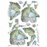 Papel De Arroz Princesa  Verde Din-A3