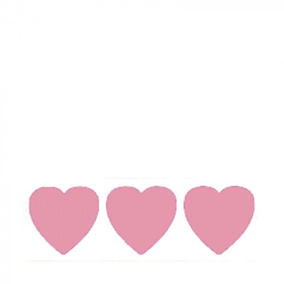 Confeti Corazón Rosa Claro