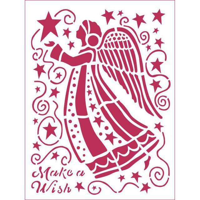 Stencil Make A Wish 15X20