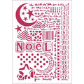 Stencil Noel 21X30