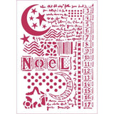 Stencil Noel 21X30