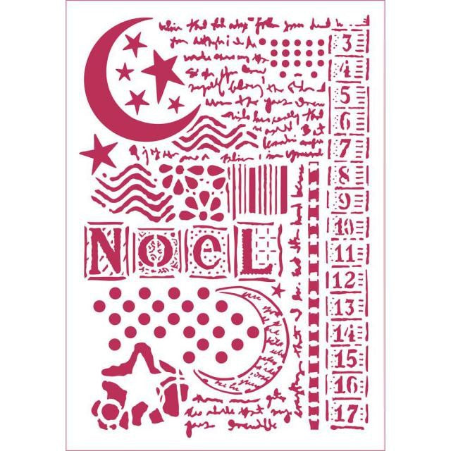 Stencil Noel 21X30