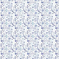 Papel De Arroz Flores Azules Din-A3