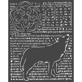 Stencil Lobo Arctic Antarctic 20X25