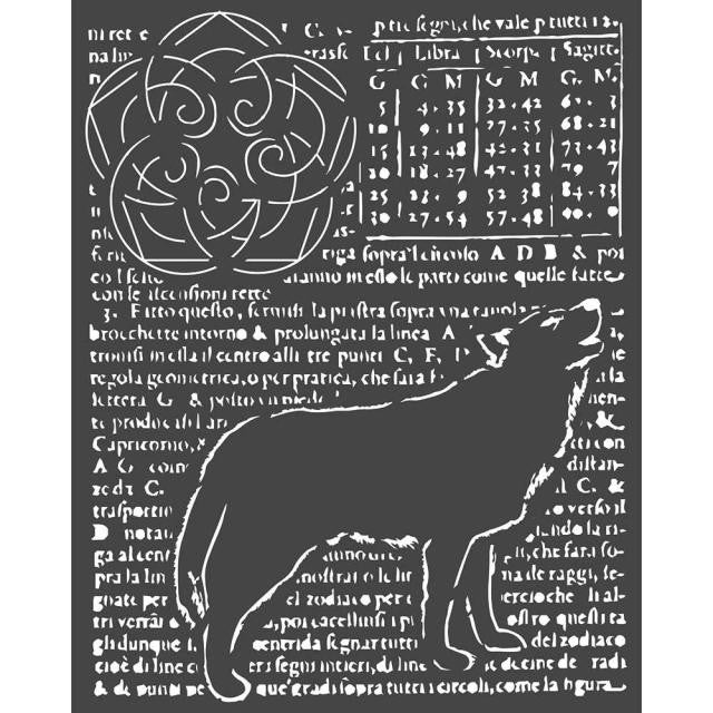 Stencil Lobo Arctic Antarctic 20X25