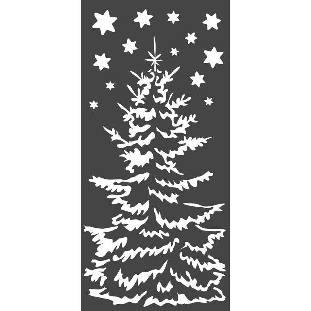 Stencil Arbol De Navidad 12X25