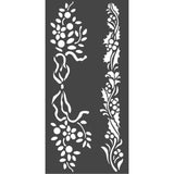 Stencil Bordes Navideños 12X25