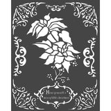 Stencil Poinsettia 20X25