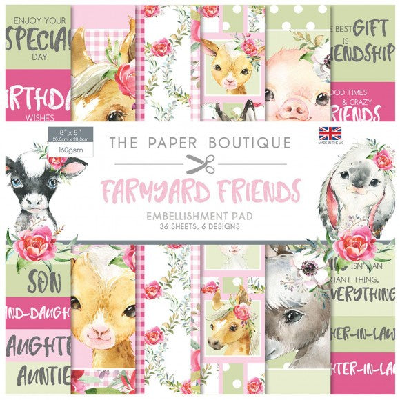 Block 20X20 Farmyard Friends