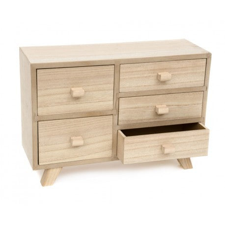 Mueble De 5 Cajones 34X12X24