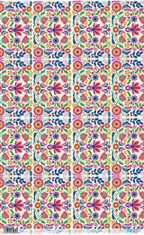 Papel De Arroz 54X33 Colores Del Mundo Fiesta Flores Iii