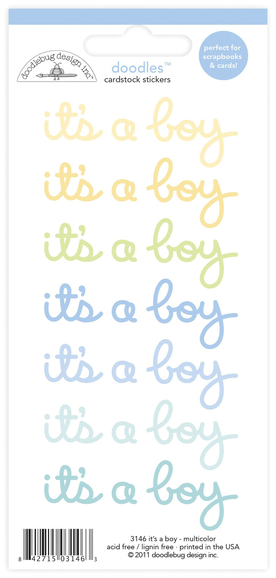 Pegatinas It Is A Boy