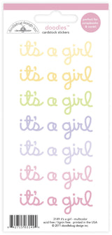 Pegatinas It Is A Girl