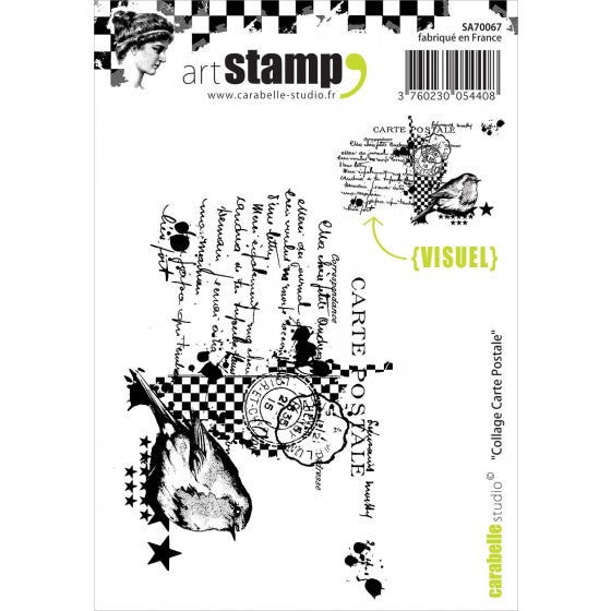 Sello Collage Postal