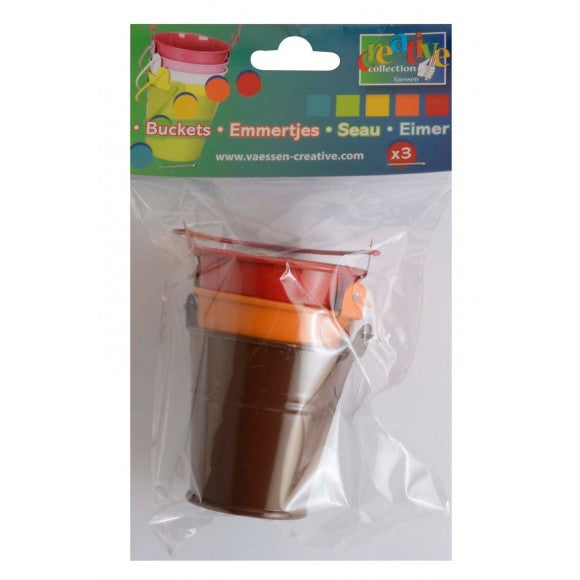 Cubo Metal 3 Colores Diferentes