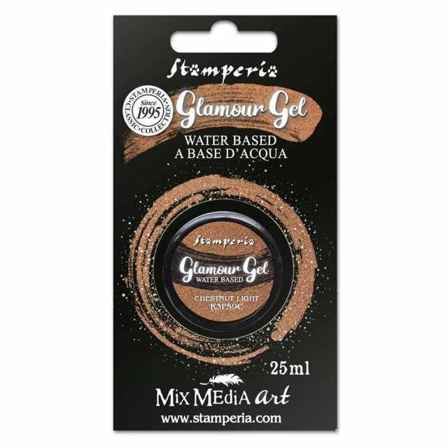 Gel Glamour Castaño Claro 25 Ml