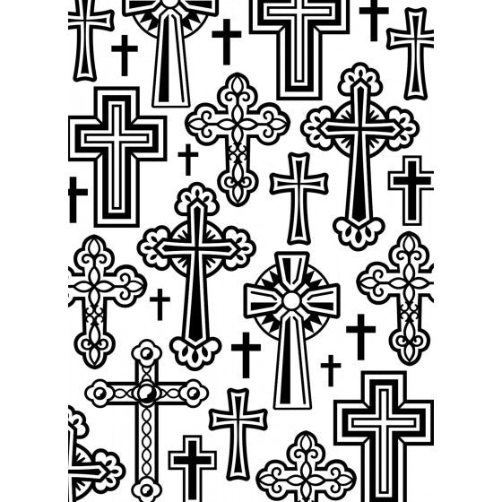 Carpeta Embossing Cruces