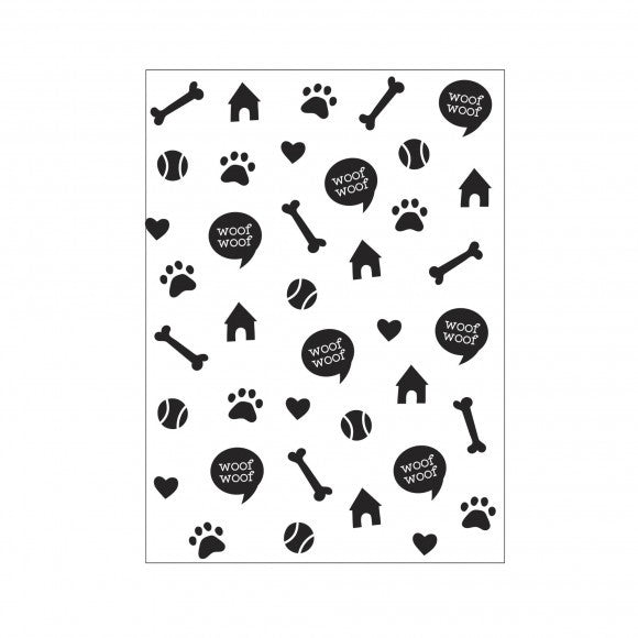 Carpeta Embossing Huellas Animales