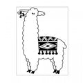 Carpeta Embossing Llama