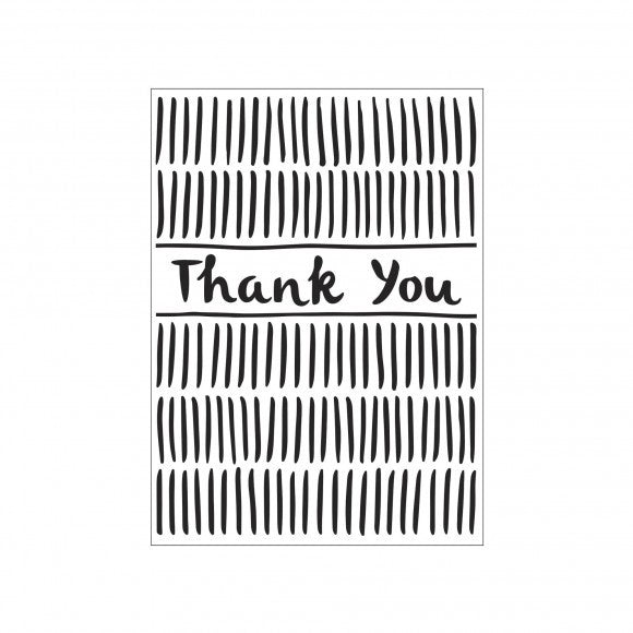 Carpeta Embossing Thank You