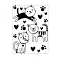 Carpeta Embossing Gatos
