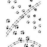 Carpeta Embossing Pisadas De Animales