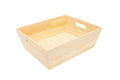Caja madera estilo cesta 39X32X13CM