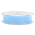 Cinta De Organza Azul Claro 1 Cm