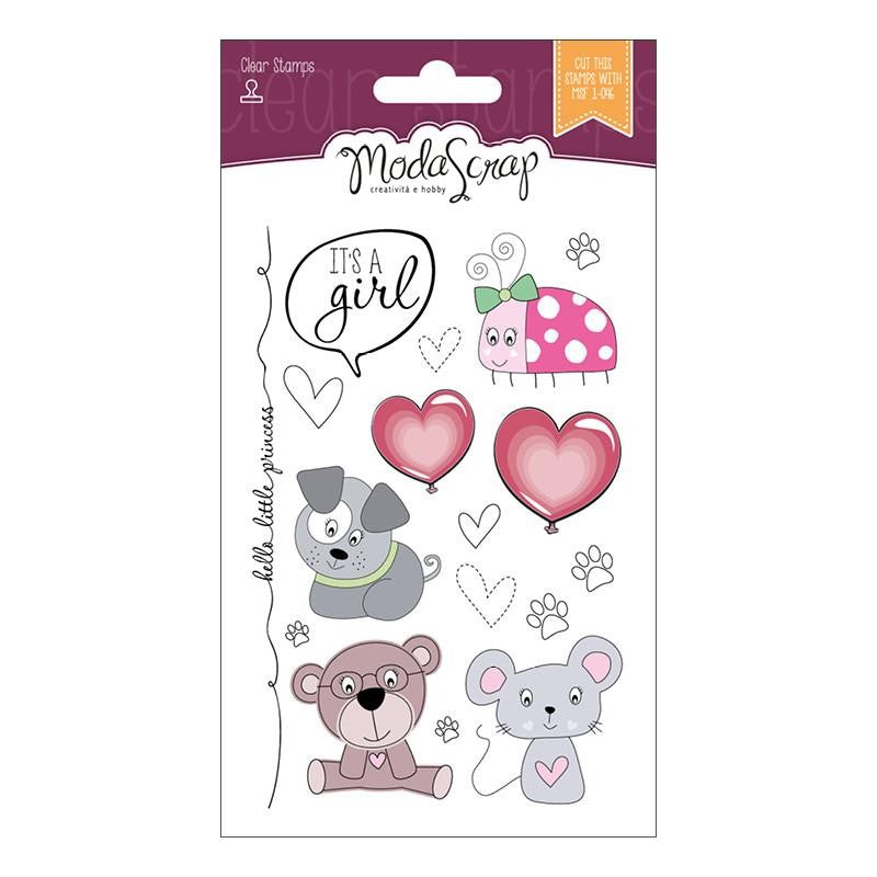 Sello Its A Girl Y Animalitos