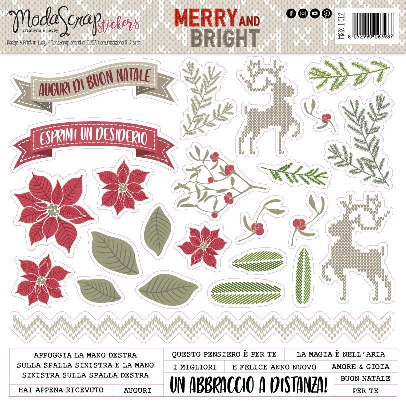 Stickers Merry And Bright