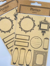 Set De Pegatinas En Color Craft