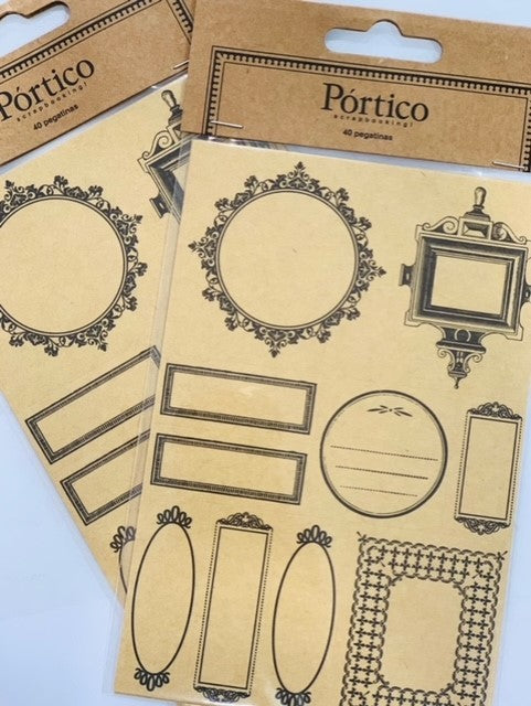 Set De Pegatinas En Color Craft