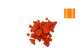 Colorante en escamas para velas color Naranja 15gr