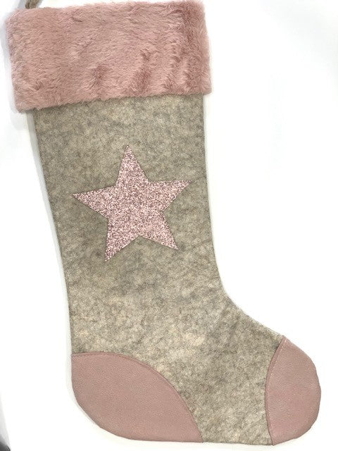 Bota Grande Rosa Estrella