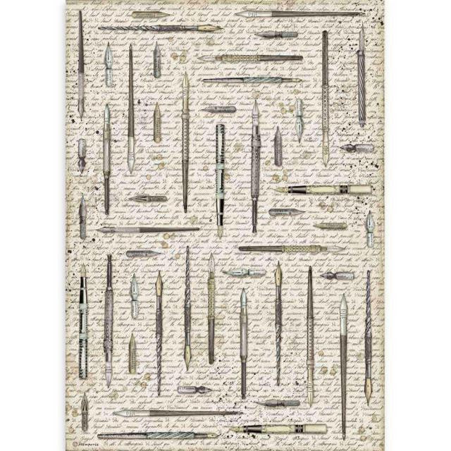 Papel De Arroz Plumas Din-A3