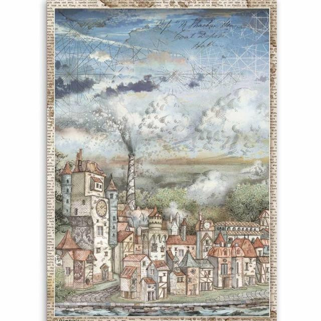 Papel De Arroz Paisaje Urbano Sir Vagabond Din-A4