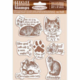 Sello Caucho Gatos