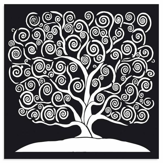 Stencil El Arbol De La Vida 30X30