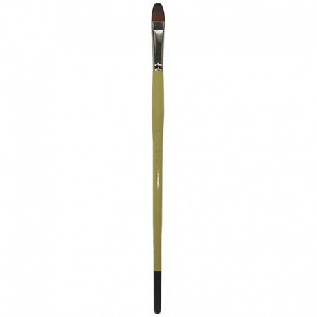 Pincel  Lengua De Gato Mango Largo N 10