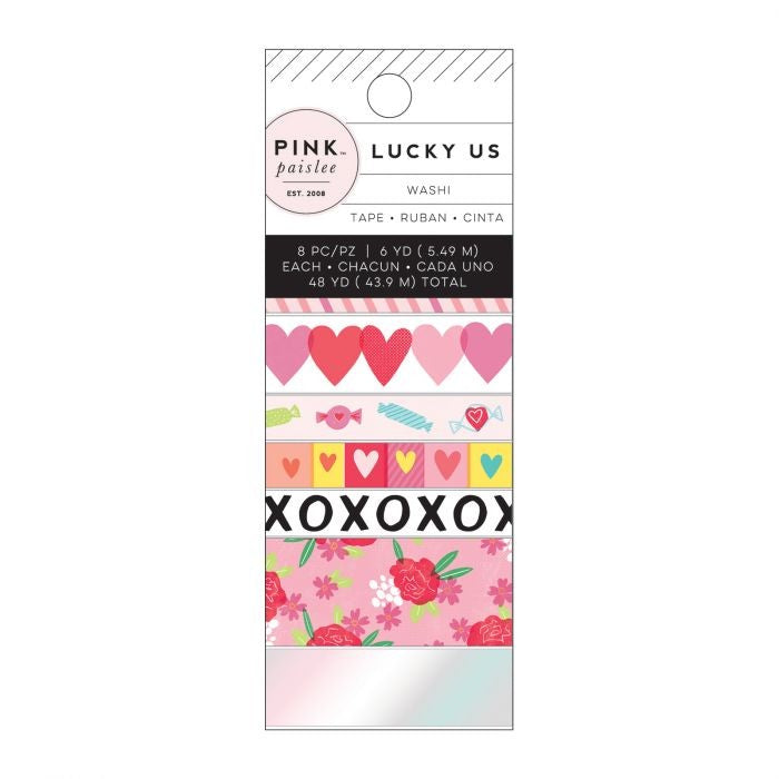 Washi Tape Lucky Us De Pink Paislee