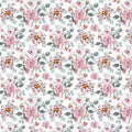 Tela Encuadernar Wild Roses 50X70