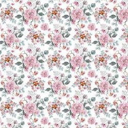 Tela Encuadernar Wild Roses 50X70