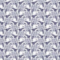 Tela Encuadernar Blue Freesia 50X70