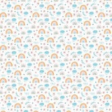 Tela Encuadernar Rainbow Flowers 50X70