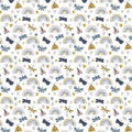 Tela Encuadernar Rainbow Y Butterflies 50X70