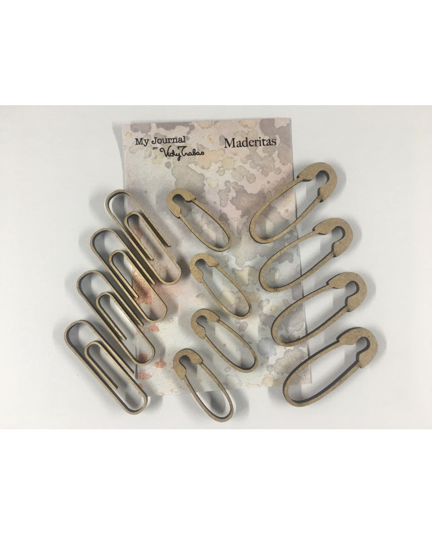 Madera Clips My Journal Vicky Trabas
