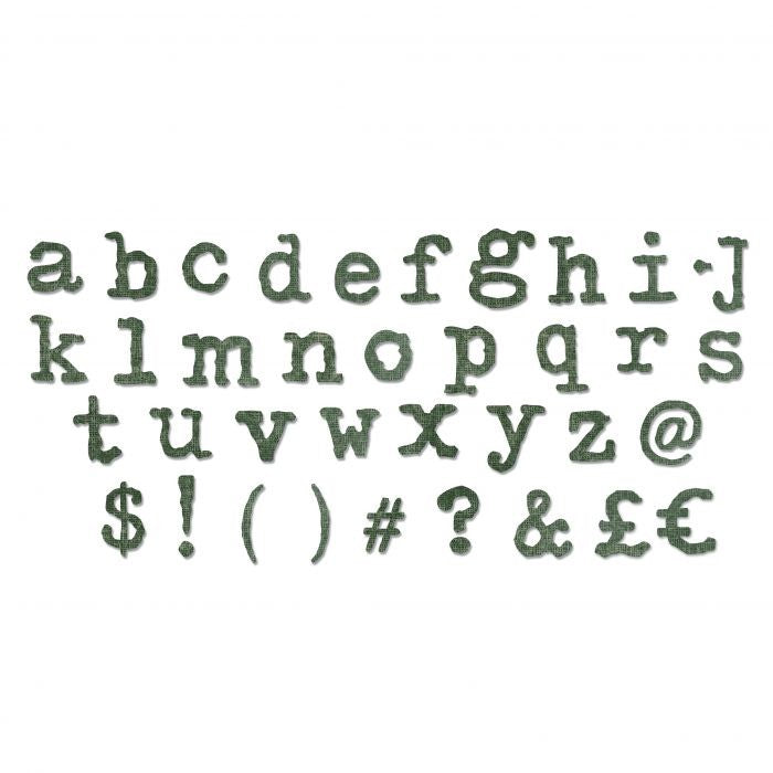 Troquel Abecedario Bigz -Xl Idea-Ology Tim Holtz