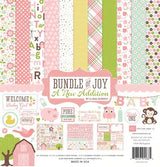Block 30X30 Bundle Of Joy Baby Girl