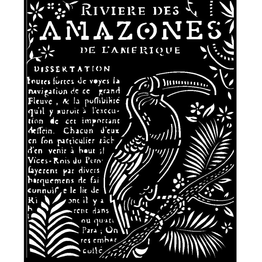 Stencil  Tucan Amazonia 20X25